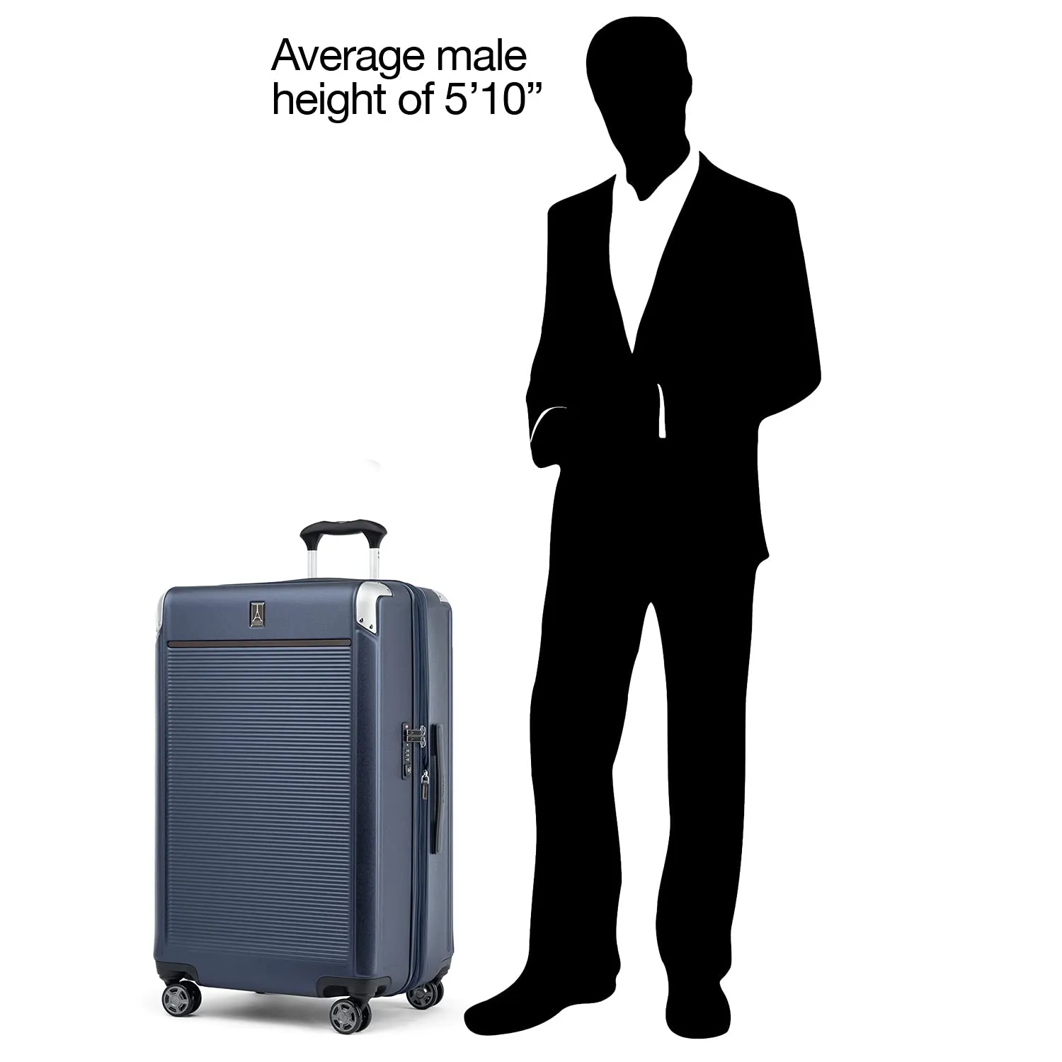 Travelpro Platinum Elite Hardside Expandable Spinner Wheel Luggage, Checked Large 28-Inch