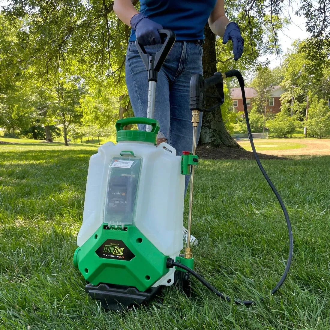 Trolley & 20-Ft. Extension Hose Bundle