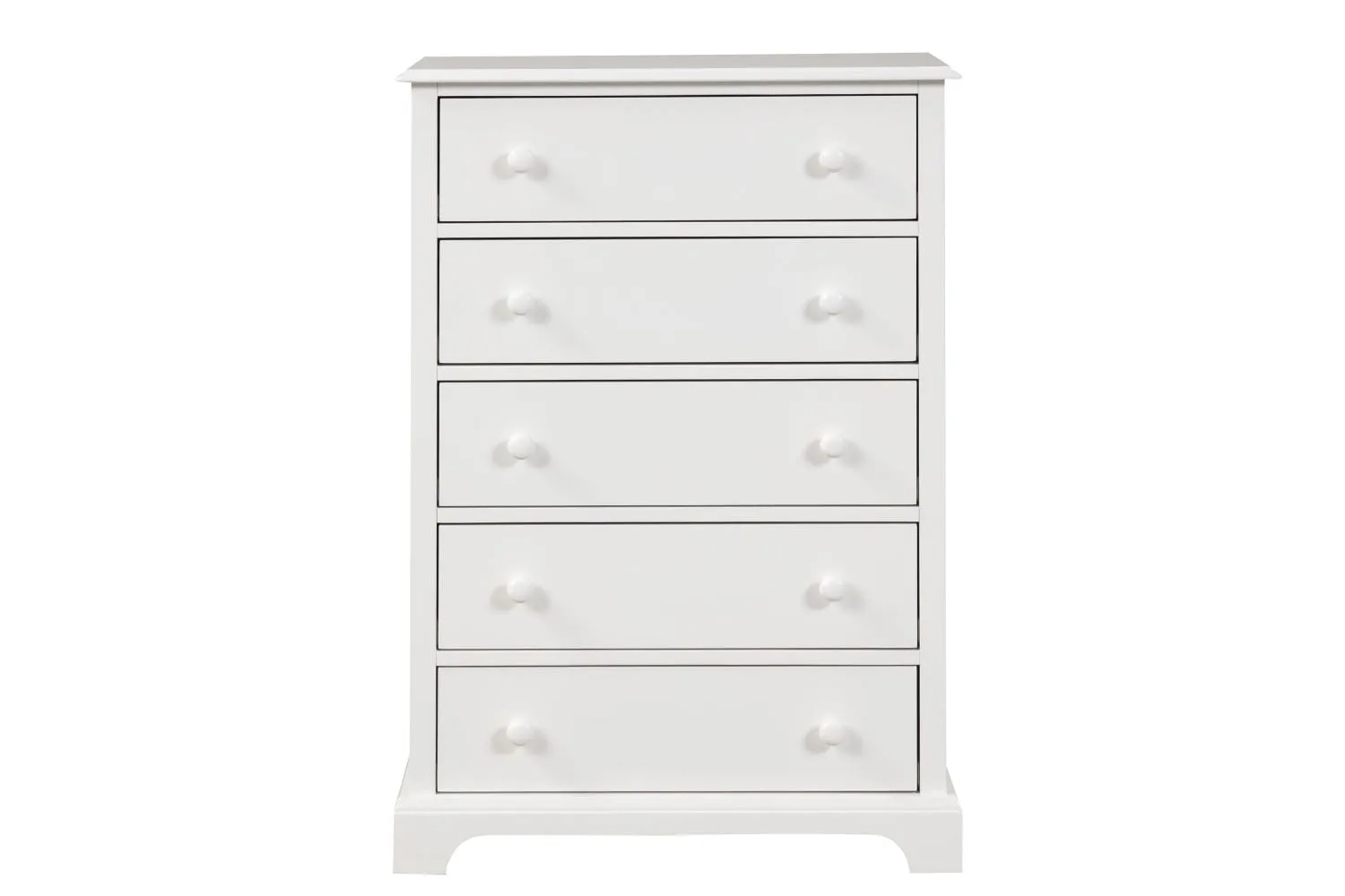Trudy 5-Drawer Chest - White