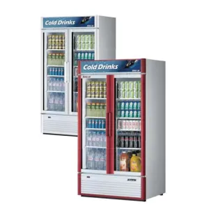 Turbo Air (TGM-35SD-N) 40" Wide Super Deluxe Reach-In Refrigerator featuring Two Glass Doors