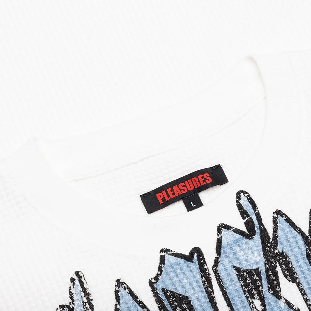 Twitch Waffle Shirt - White