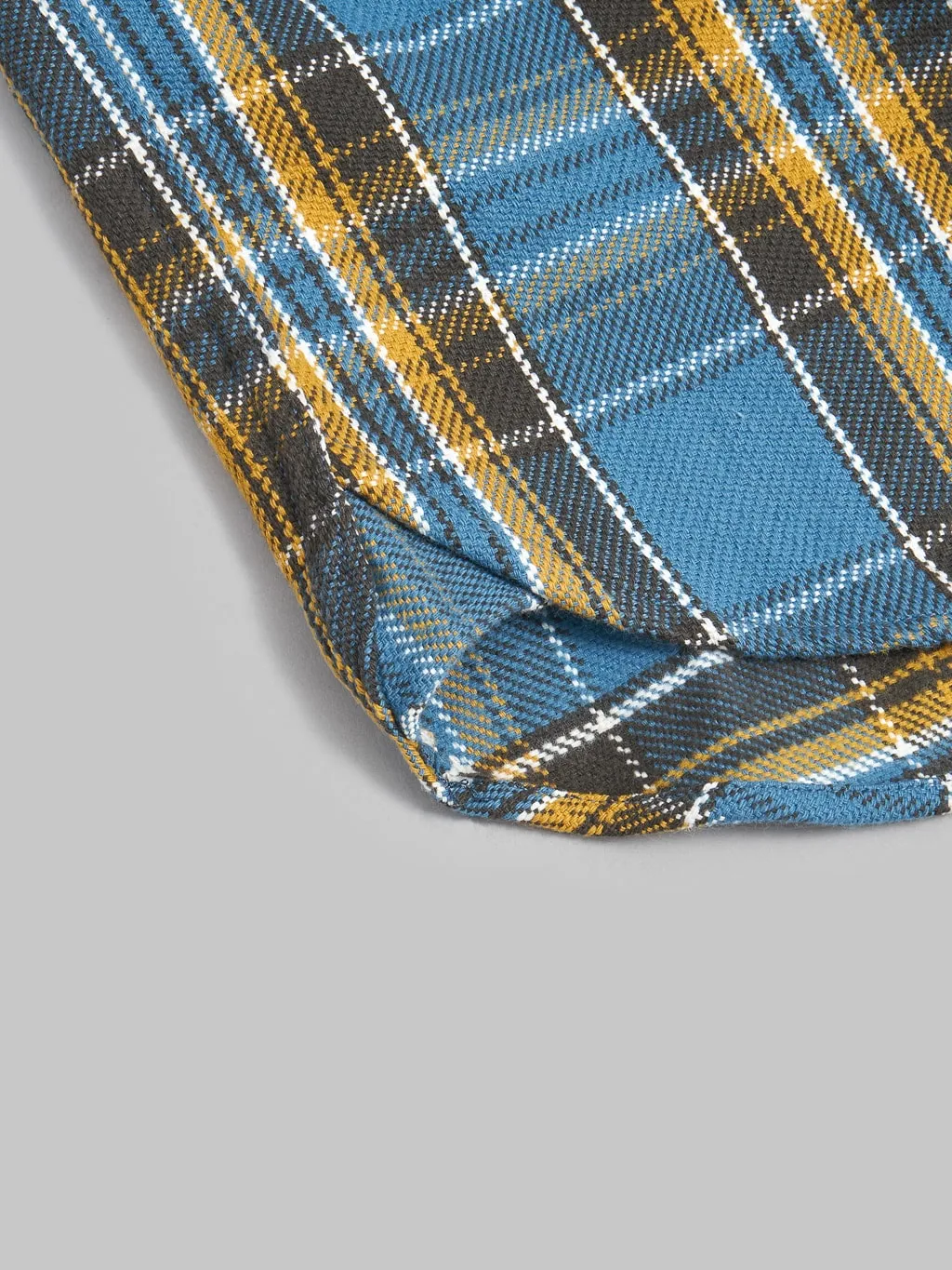 UES Heavy Flannel Shirt Blue
