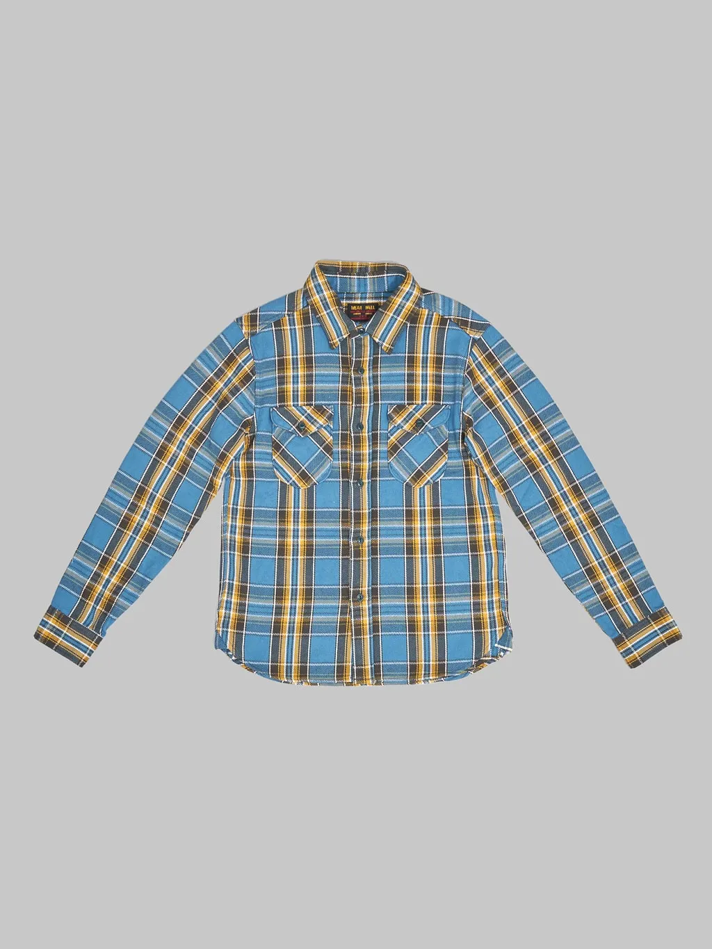 UES Heavy Flannel Shirt Blue