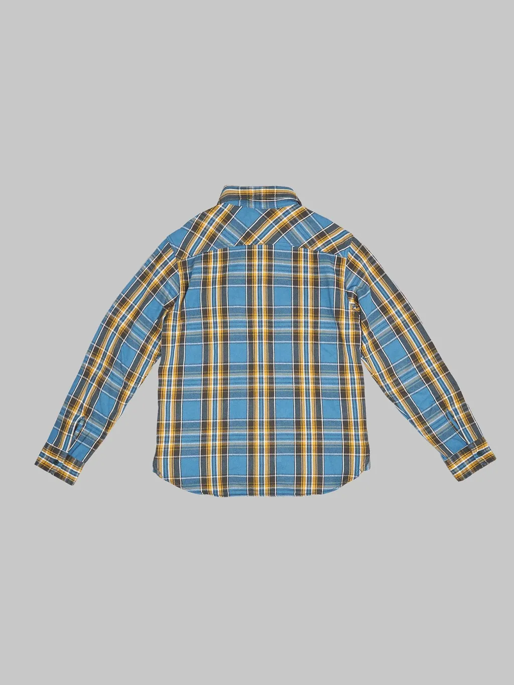 UES Heavy Flannel Shirt Blue