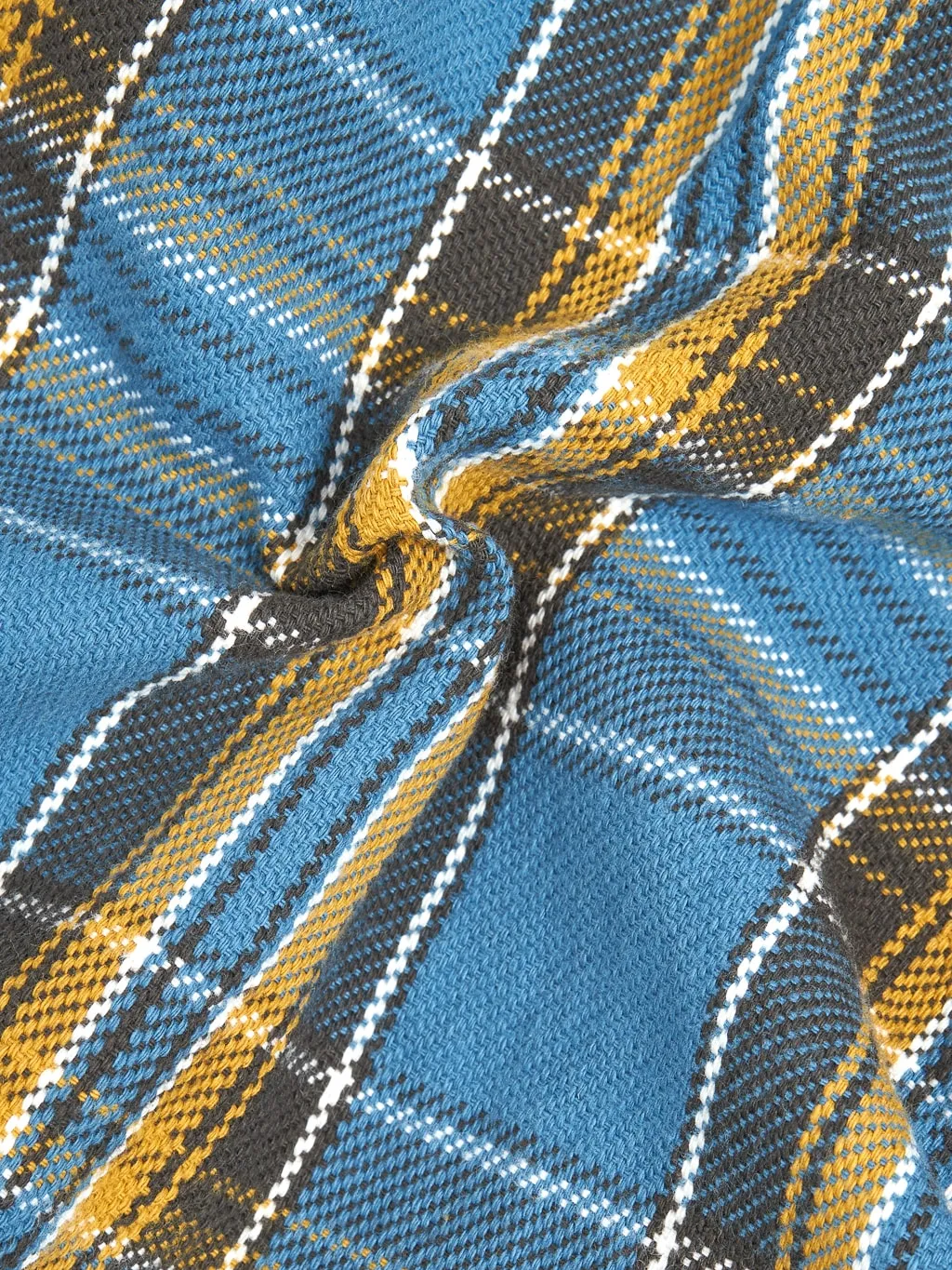 UES Heavy Flannel Shirt Blue