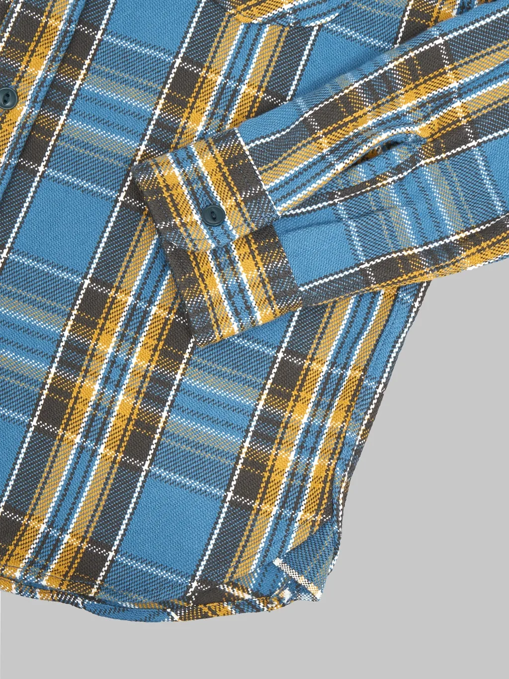 UES Heavy Flannel Shirt Blue