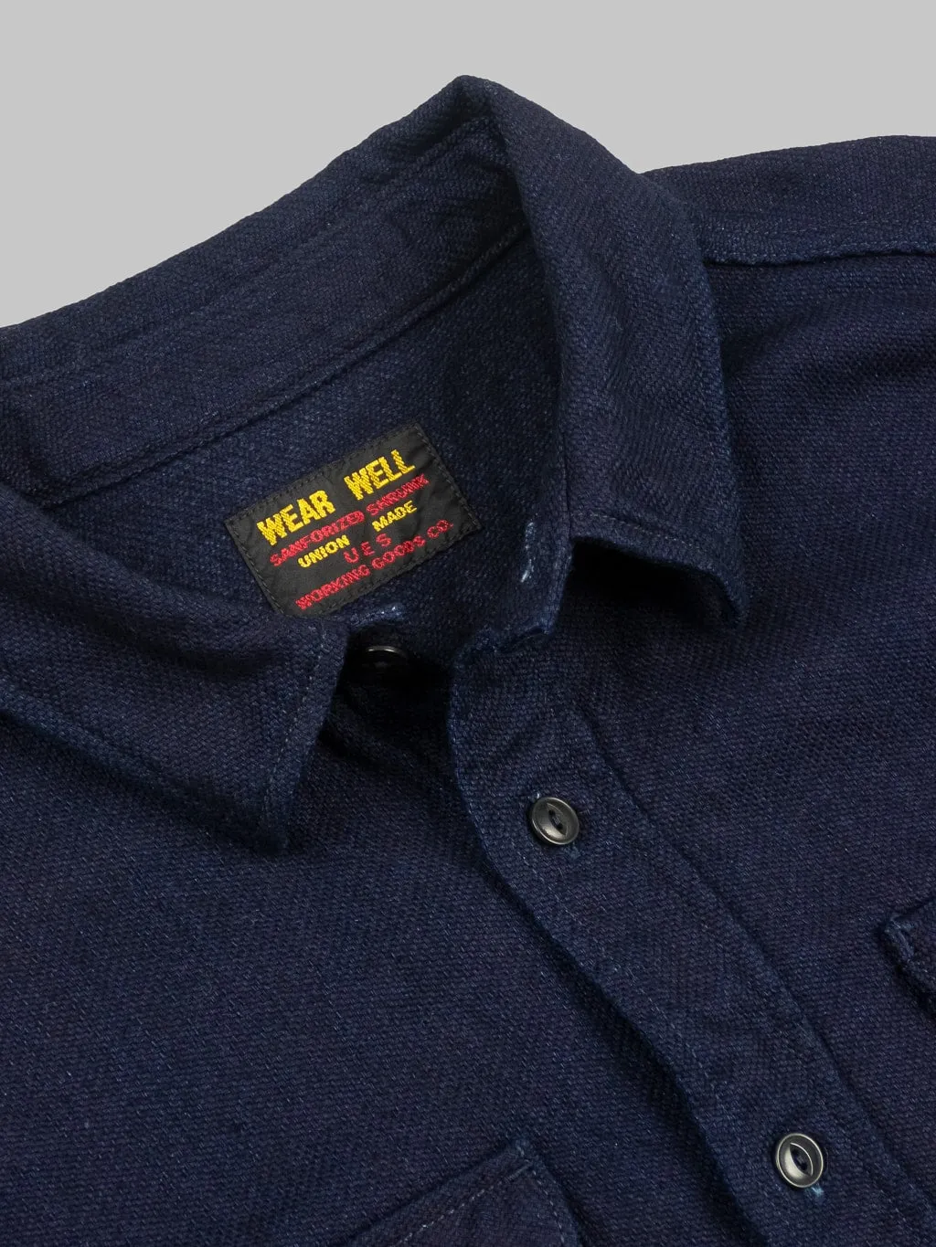 UES Indigo Heavy Flannel Shirt