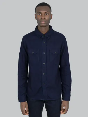 UES Indigo Heavy Flannel Shirt