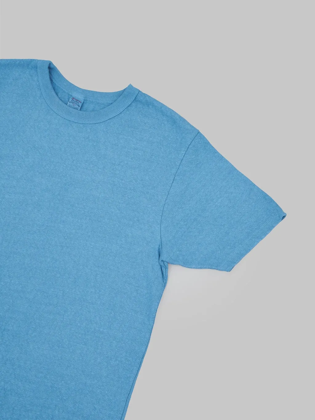 UES No.8 Slub Nep Short Sleeve T-Shirt Blue