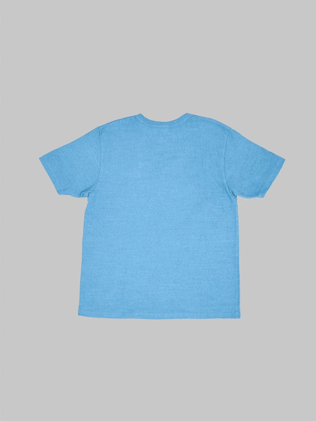 UES No.8 Slub Nep Short Sleeve T-Shirt Blue