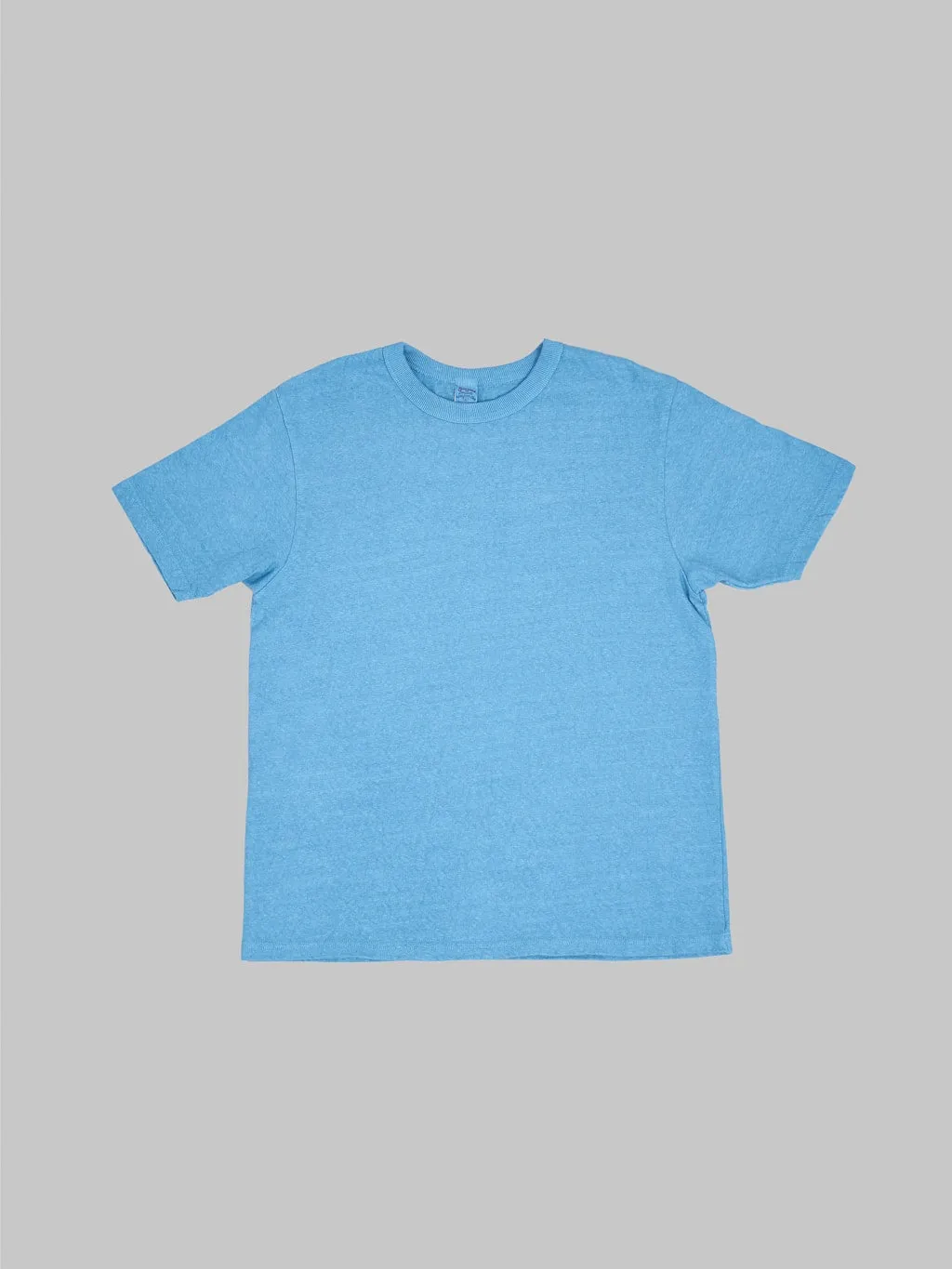 UES No.8 Slub Nep Short Sleeve T-Shirt Blue