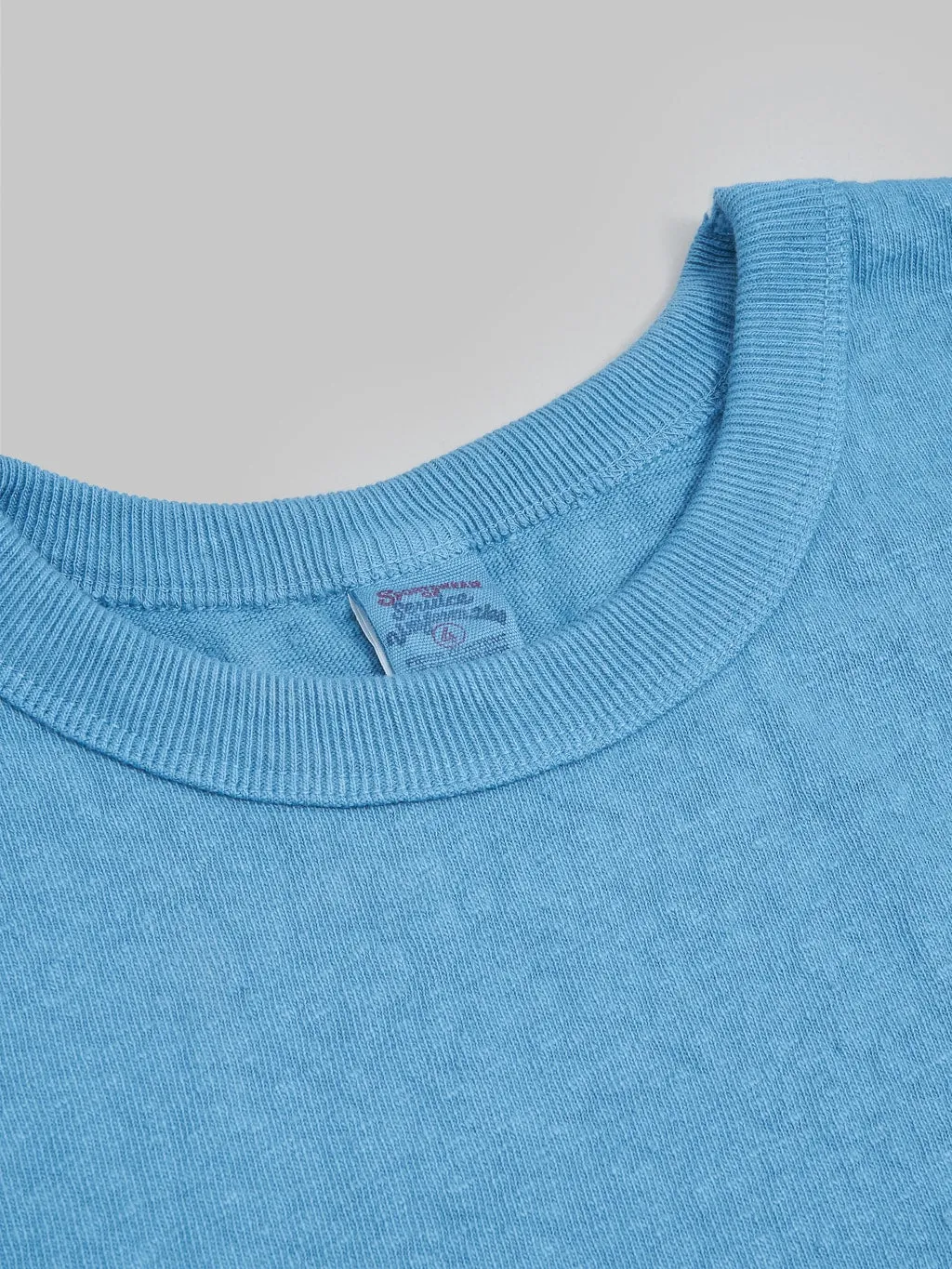UES No.8 Slub Nep Short Sleeve T-Shirt Blue