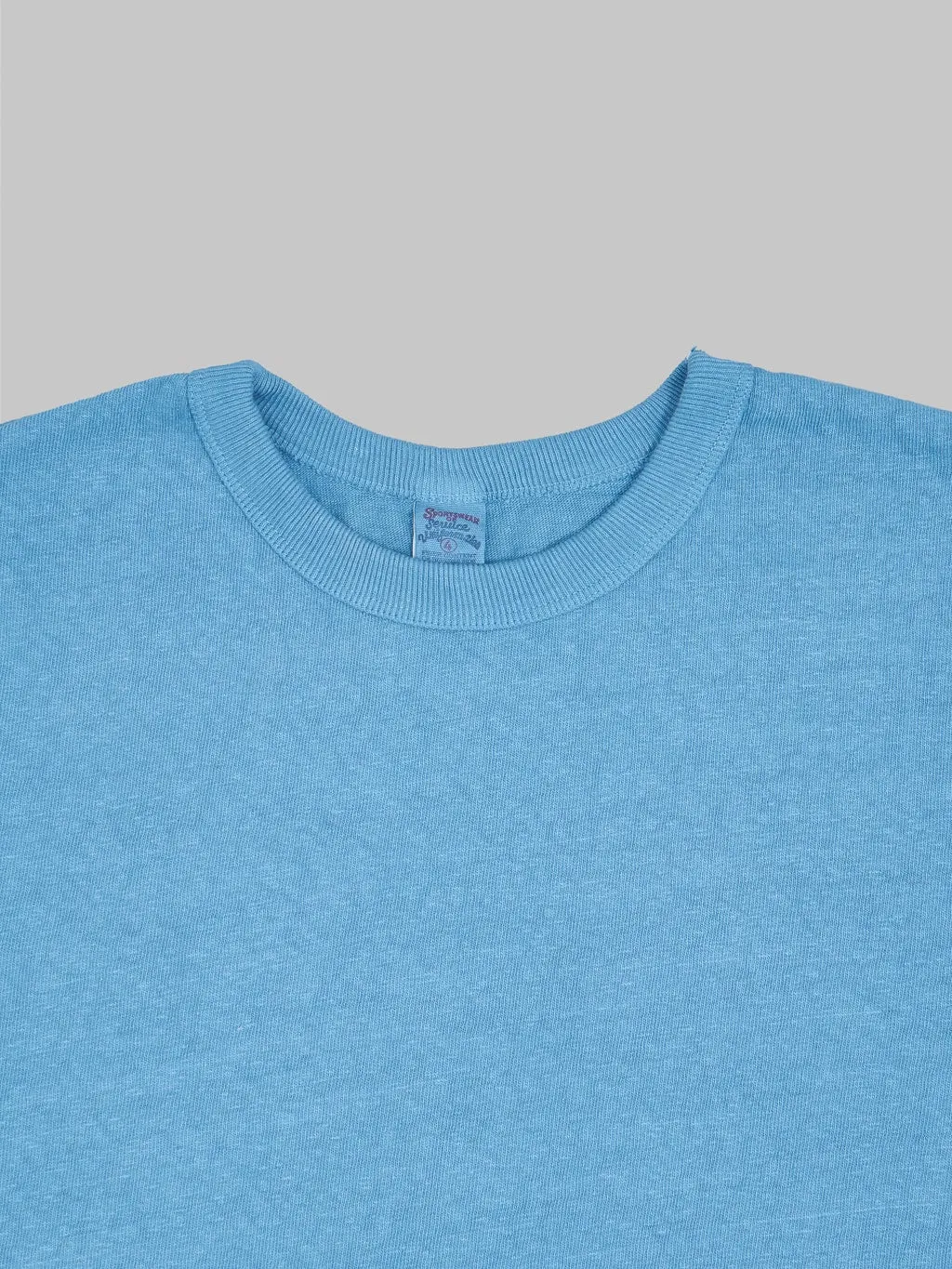 UES No.8 Slub Nep Short Sleeve T-Shirt Blue