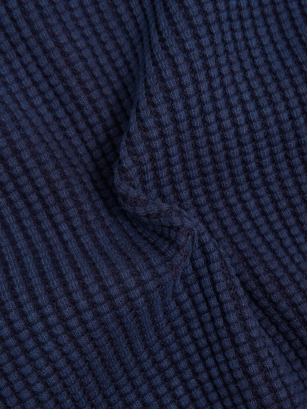 UES Thermal Big Waffle T-Shirt Indigo