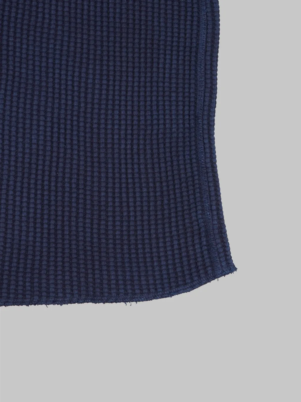 UES Thermal Big Waffle T-Shirt Indigo