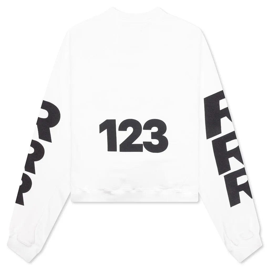 USO-123 CVA Crewneck - Max White