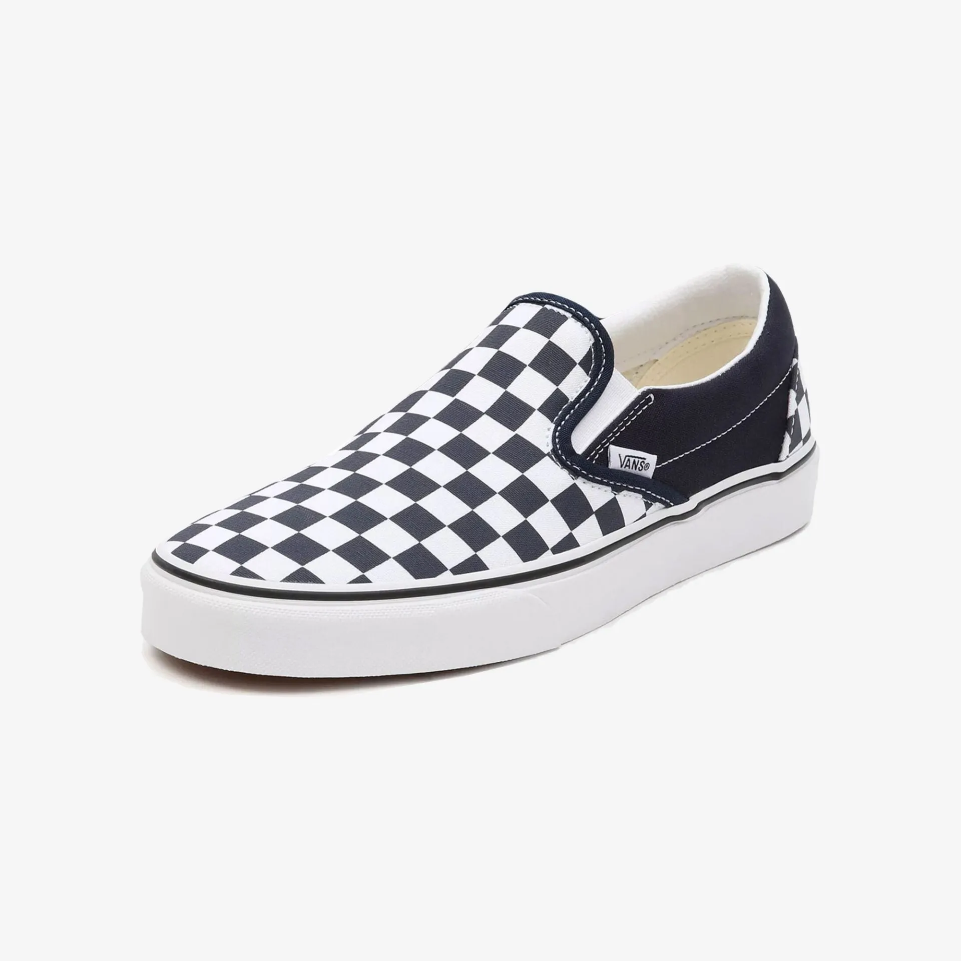 Vans | CHECKERBOARD CLASSIC SLIP-ON  { BLACK/WHITE