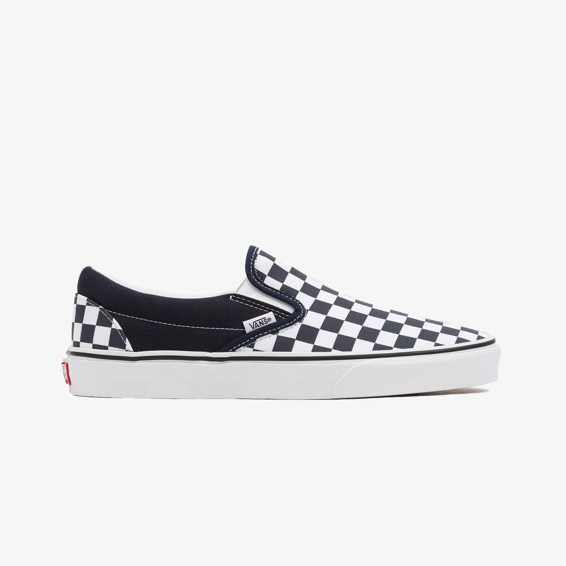 Vans | CHECKERBOARD CLASSIC SLIP-ON  { BLACK/WHITE
