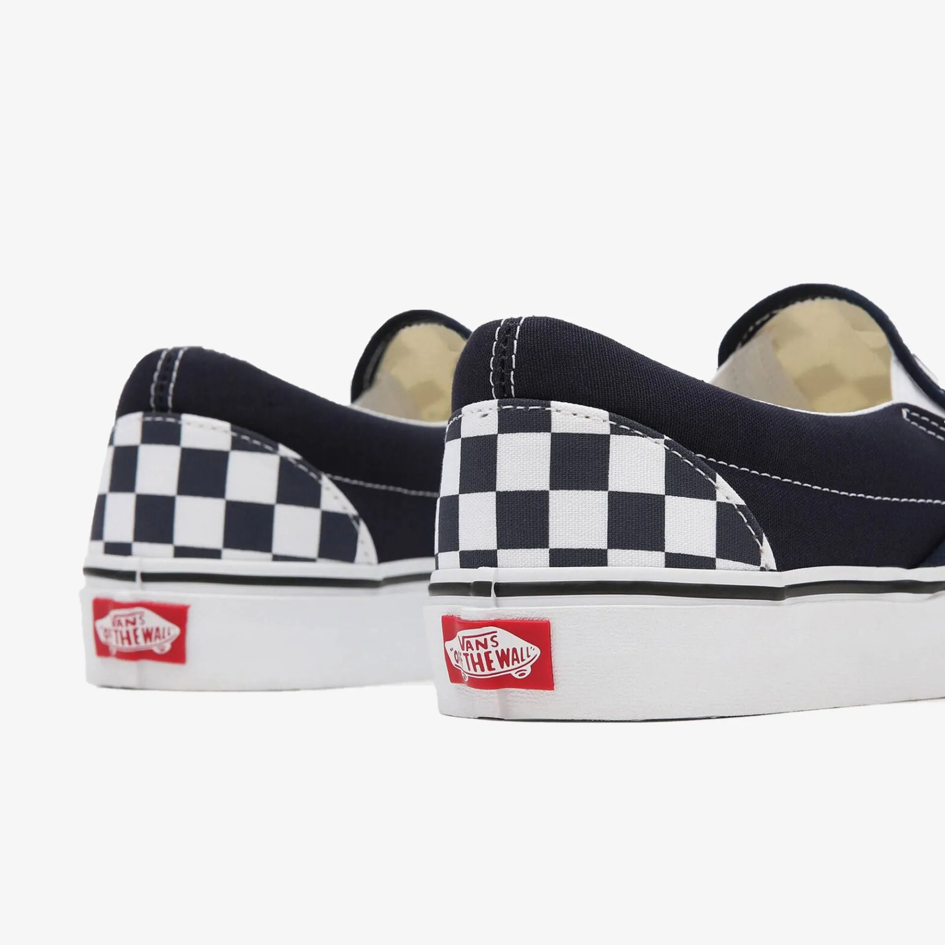 Vans | CHECKERBOARD CLASSIC SLIP-ON  { BLACK/WHITE
