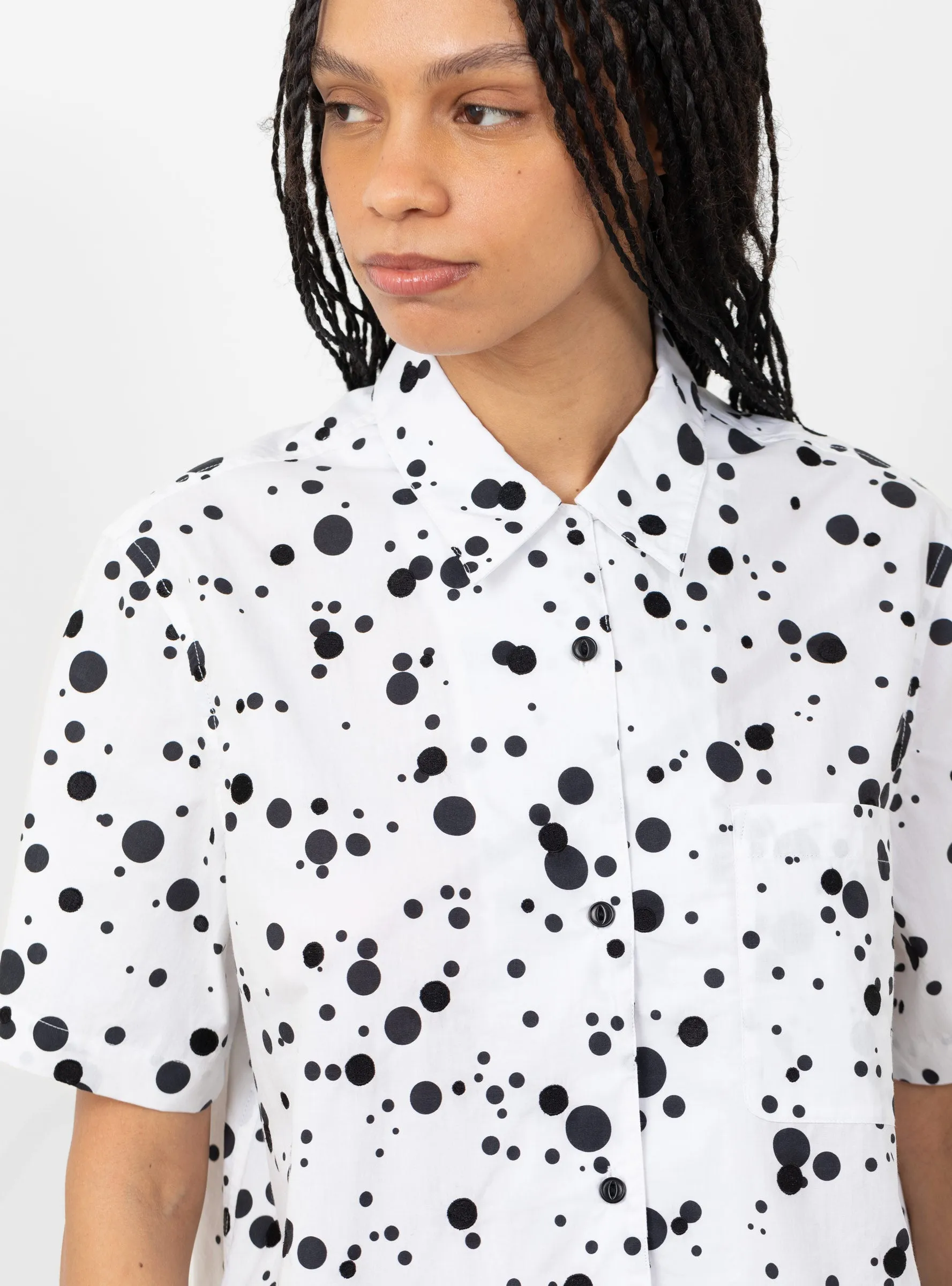 Vegas Shirt White and Black