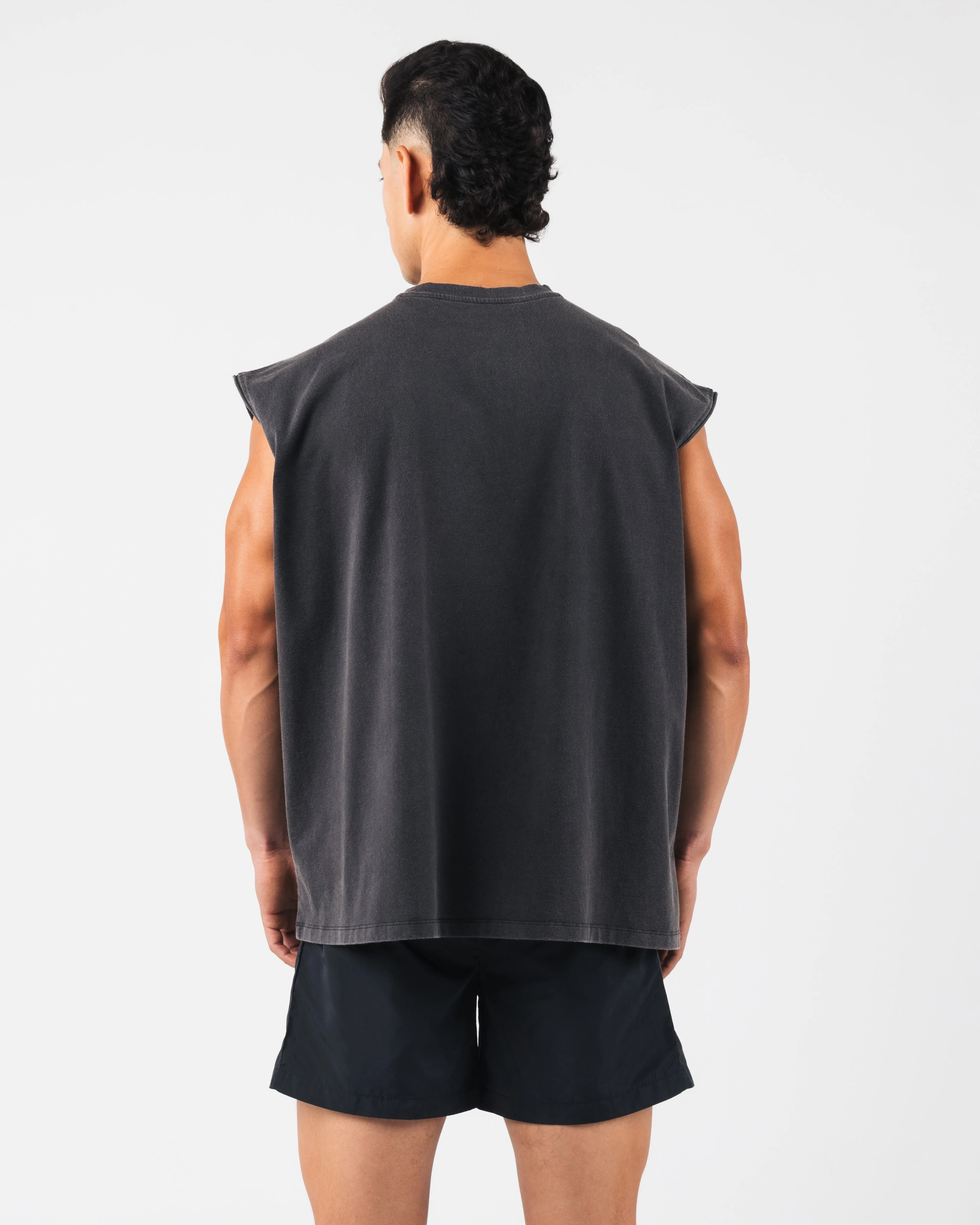 Vintage Muscle Tank - Black