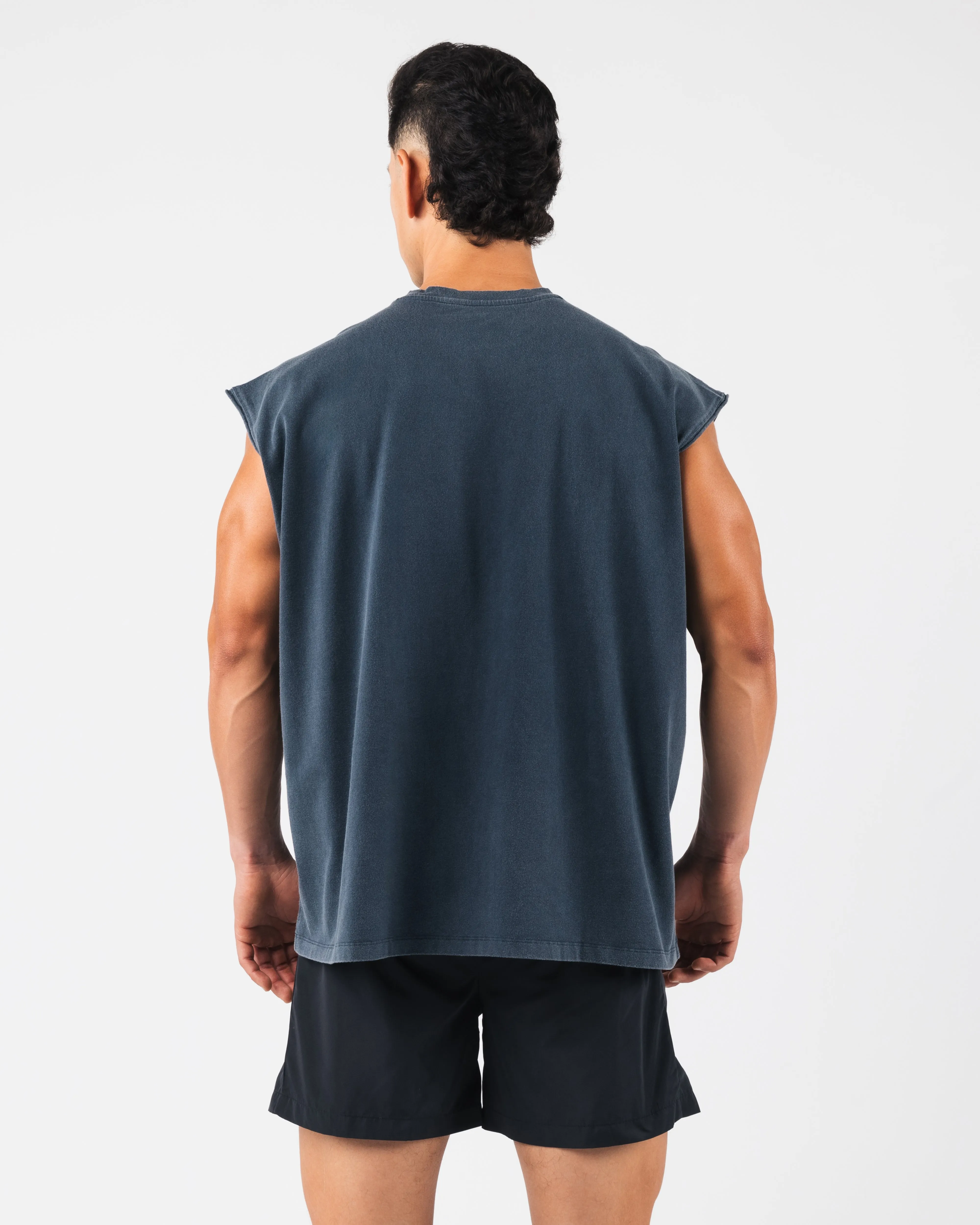 Vintage Muscle Tank - Deep Navy