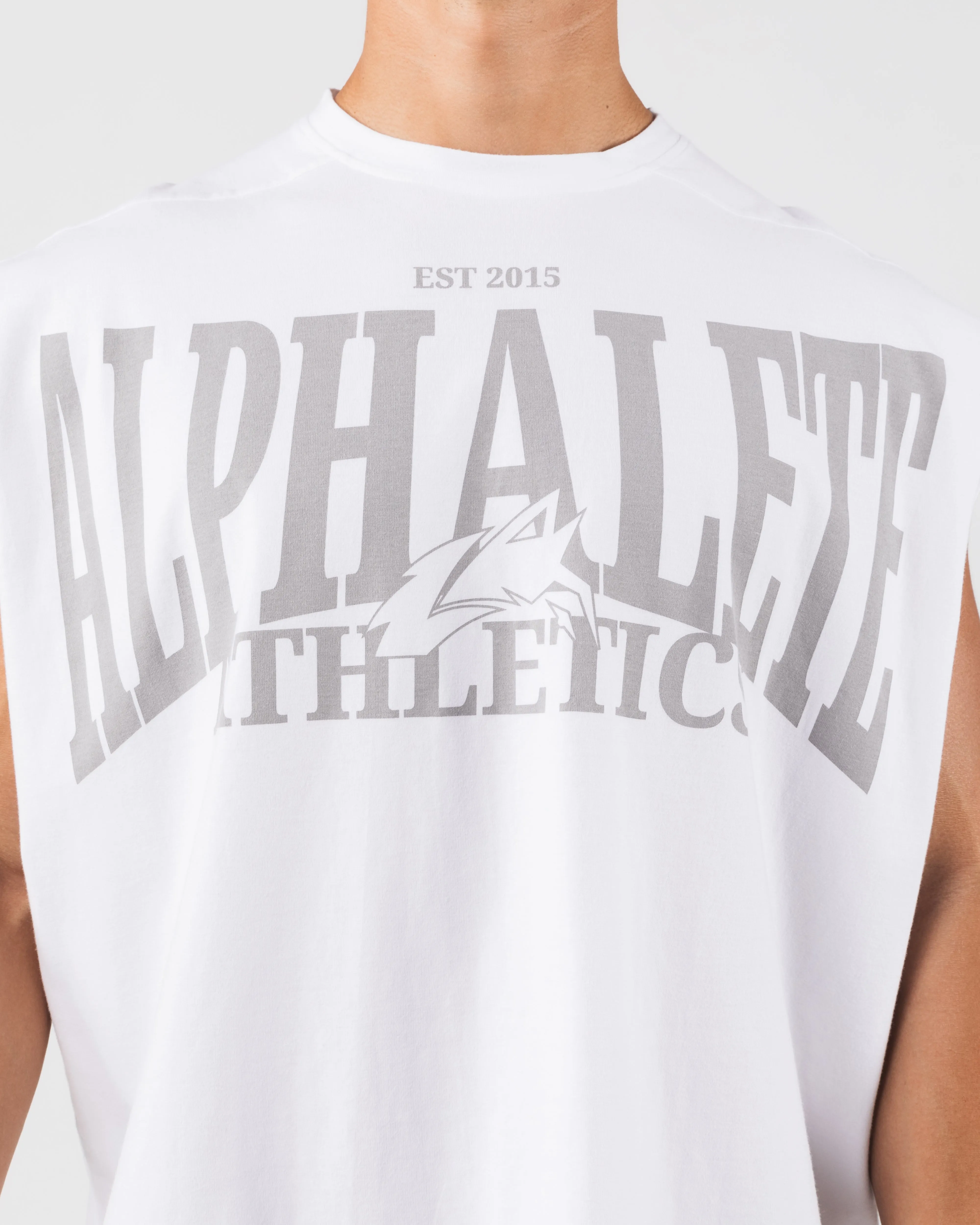 Vintage Muscle Tank - White
