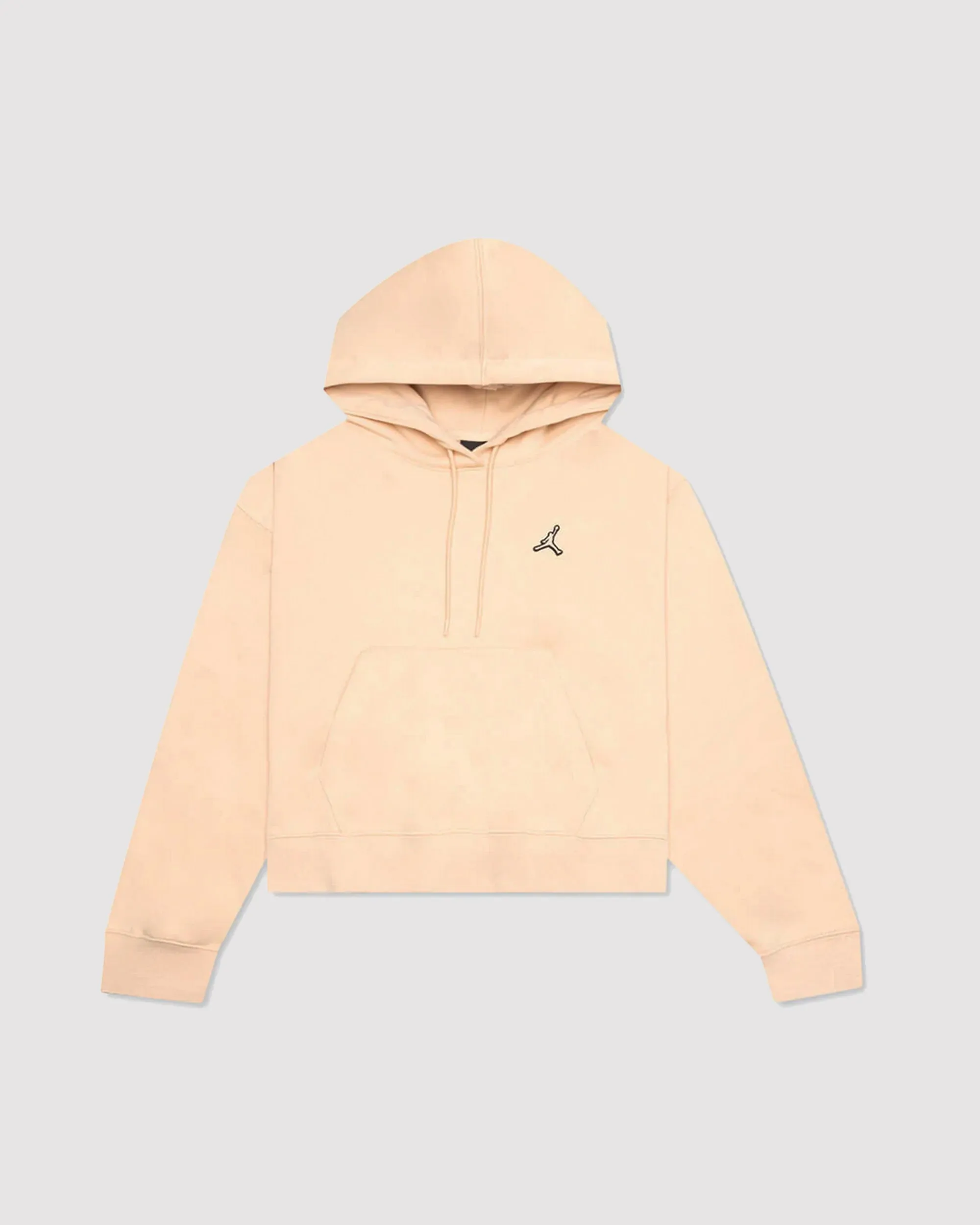 W ESSENTIALS FLEECE HOODIE WHITE ONYX