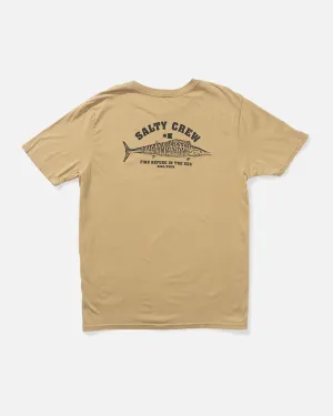 Wahoo Stamp Vintage Ss - Khaki