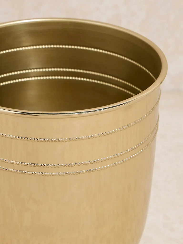 Westside Home Gold Metal Tulip Planter - Large