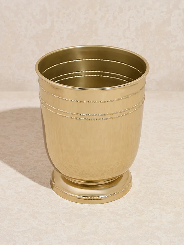 Westside Home Gold Metal Tulip Planter - Large
