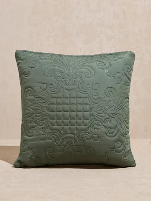 Westside Home Sage Heat Seal Solid Cushion Cover