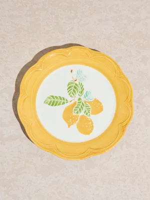 Westside Home Yellow Lemon Design Plate