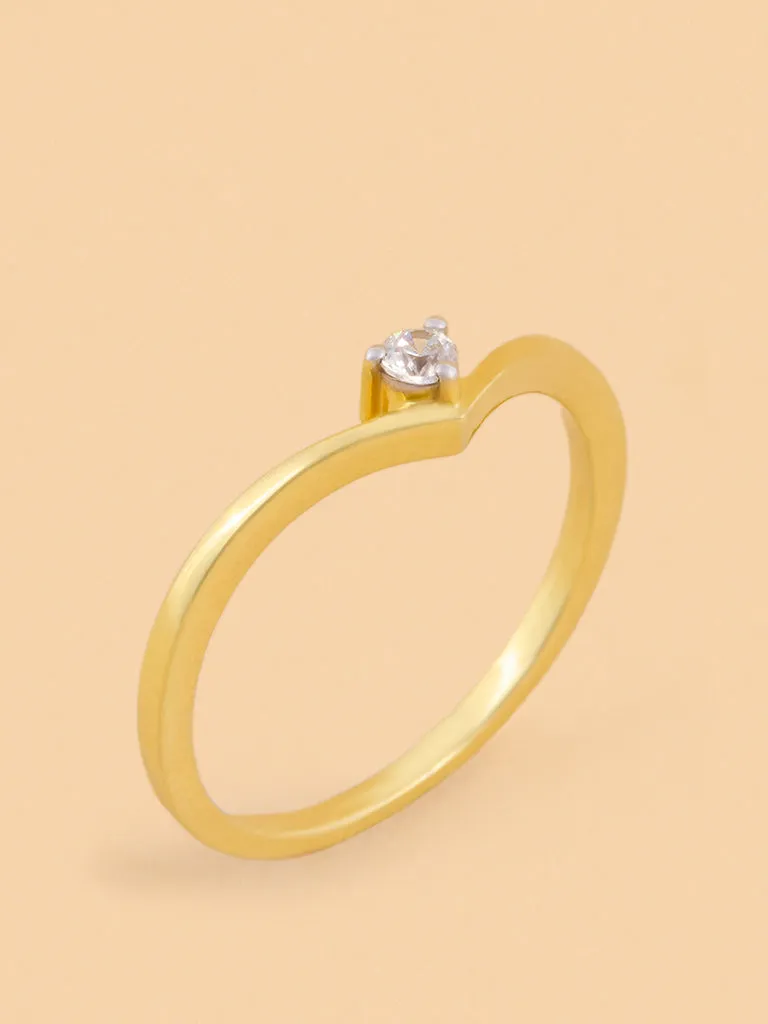 Westside X Pome Sleek Wave Lab Diamond Ring