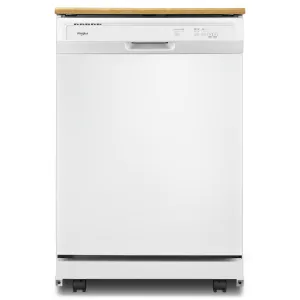 Whirlpool White Heavy-Duty Portable Dishwasher - WDP370PAHW