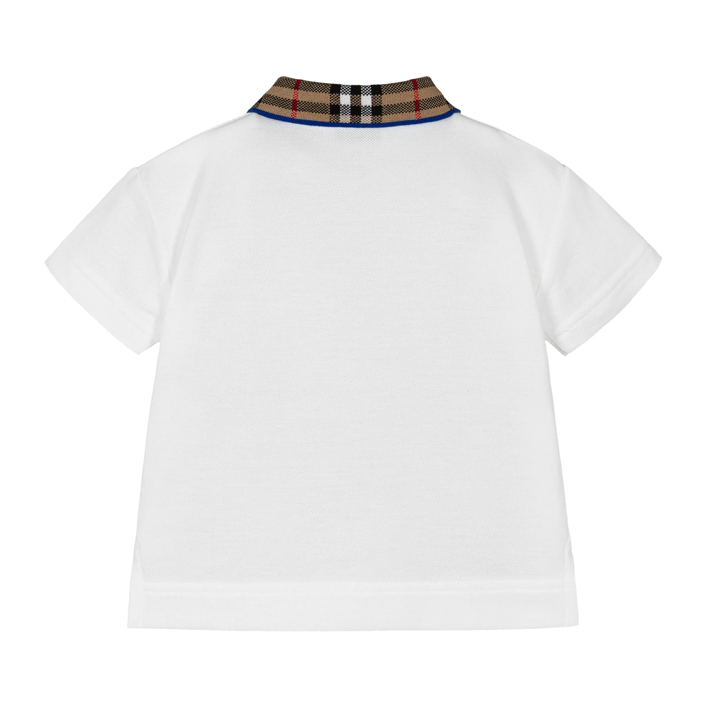 White Check Polo Shirt