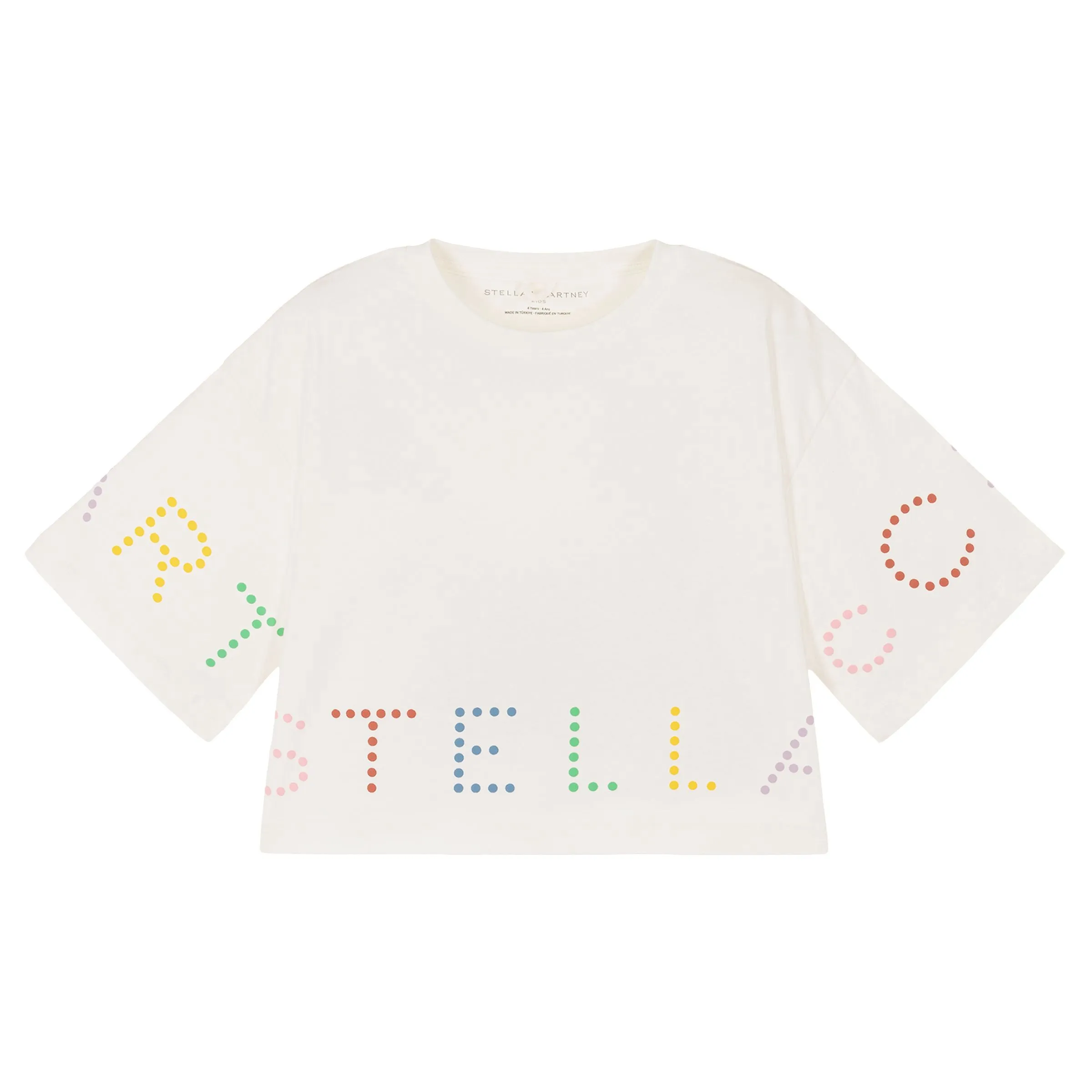 White Logo Dot Print