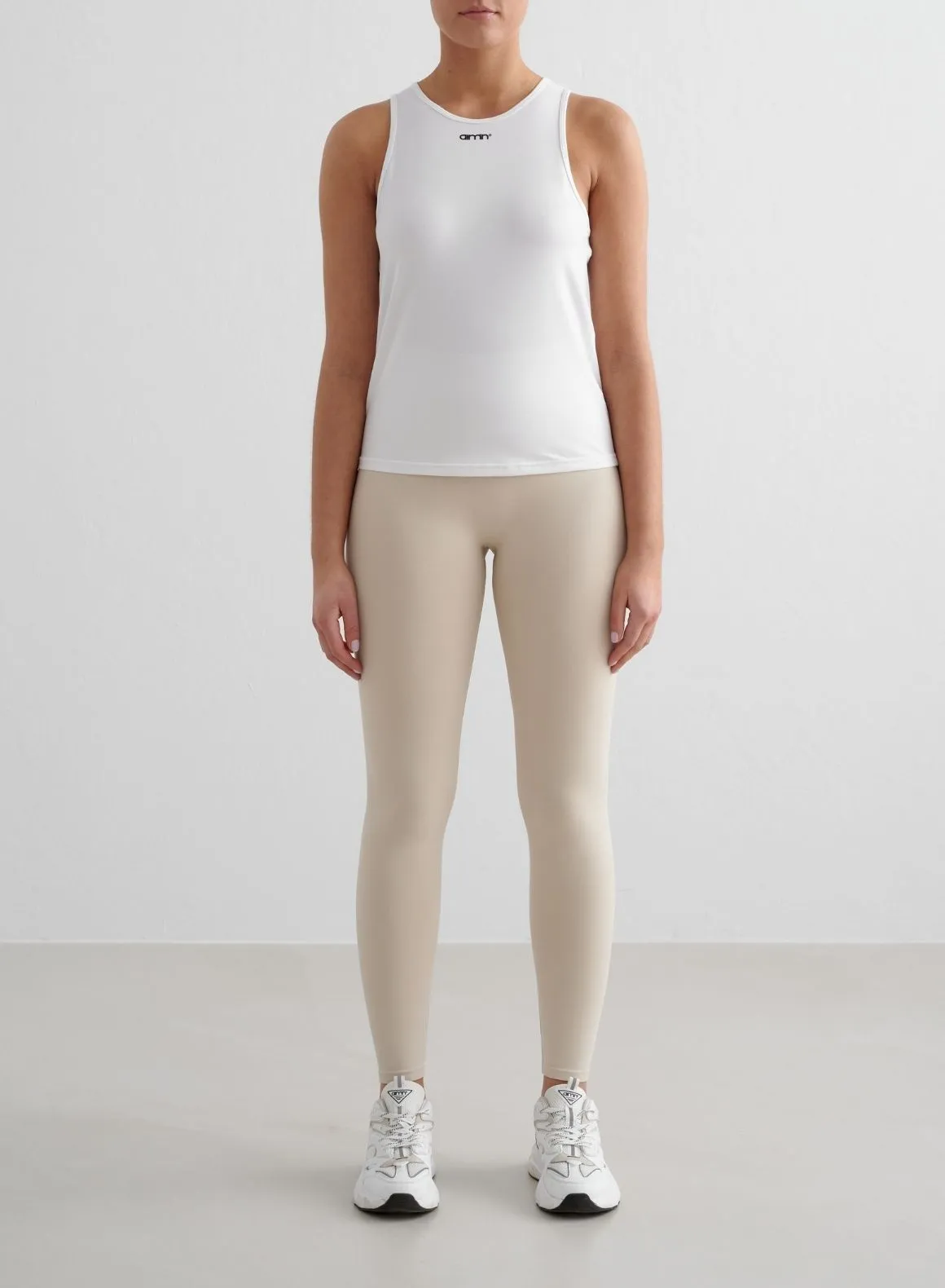 White Soft Basic Singlet