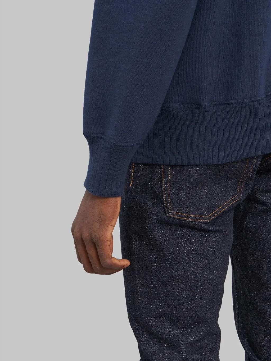 Whitesville Loopwheel Sweatshirt Navy