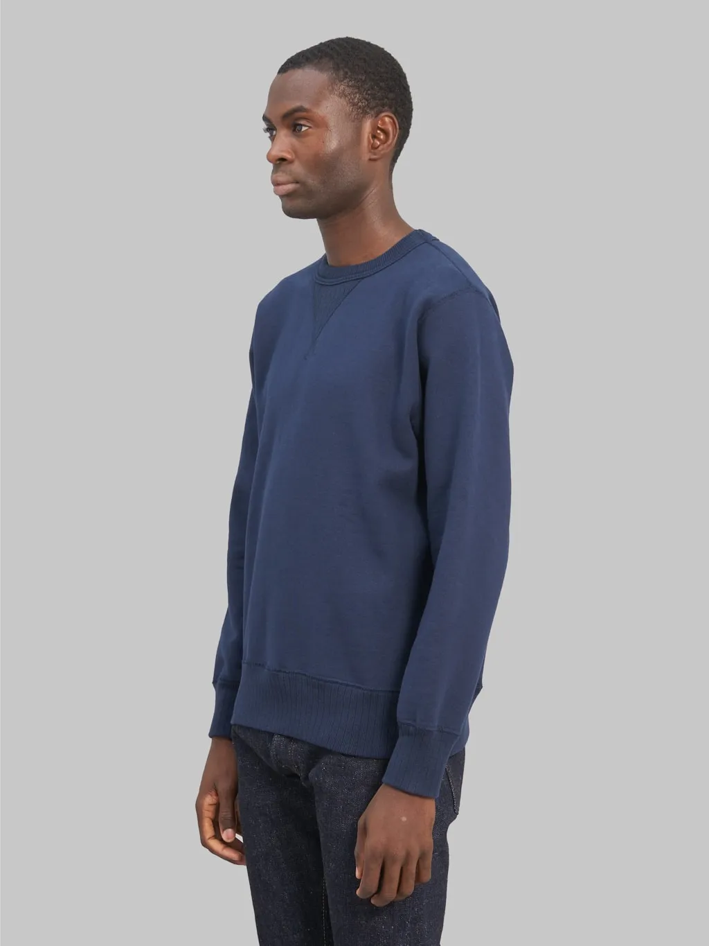 Whitesville Loopwheel Sweatshirt Navy
