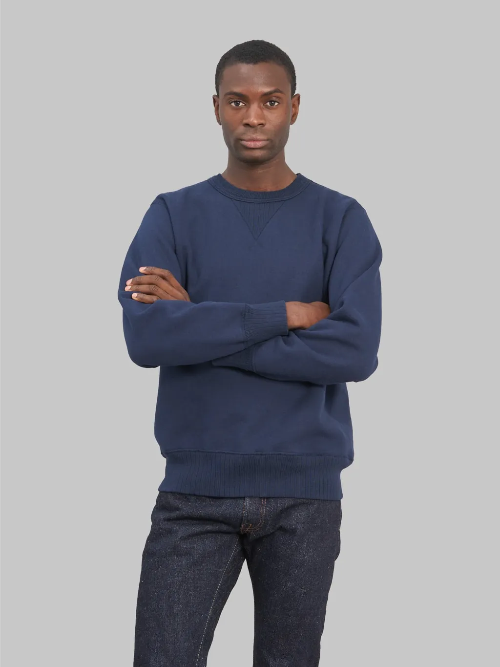 Whitesville Loopwheel Sweatshirt Navy