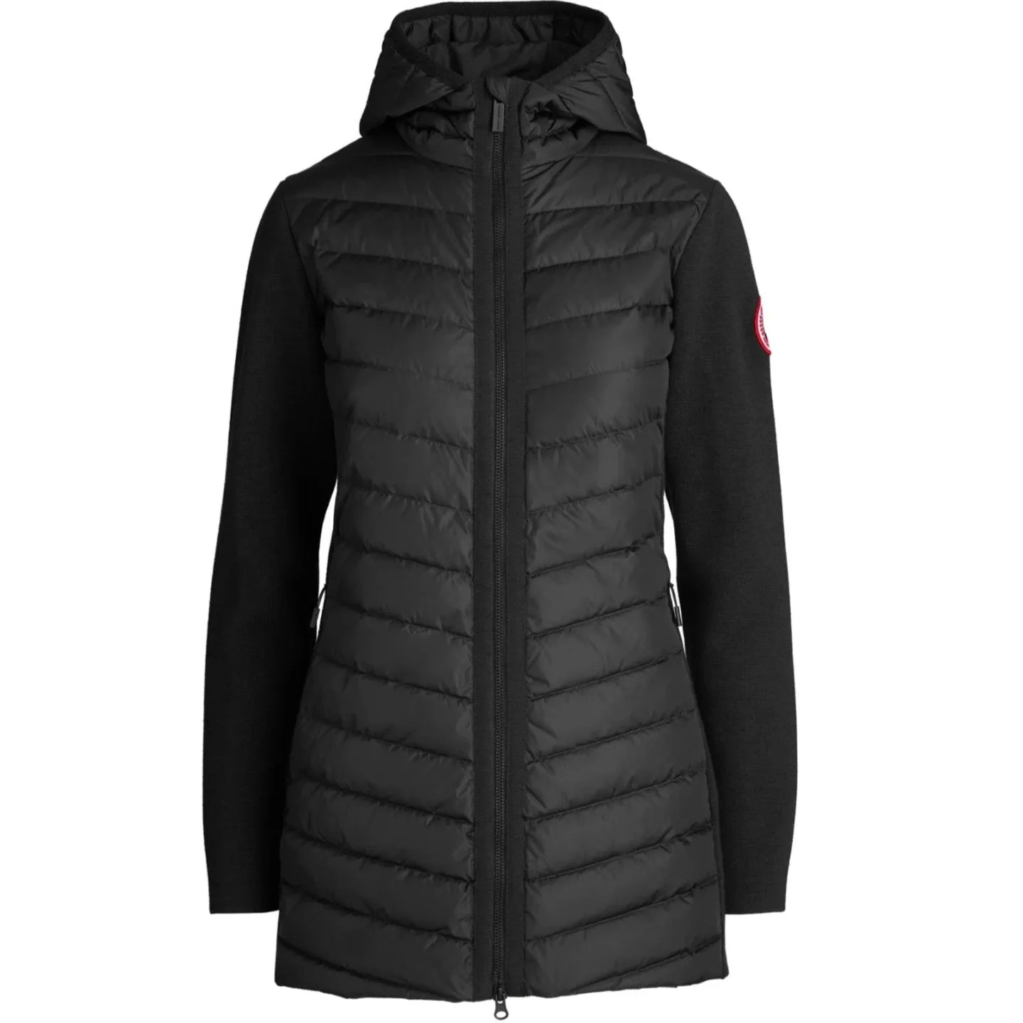 Womens Canada Goose Hybridge Knit Hooded Jacket