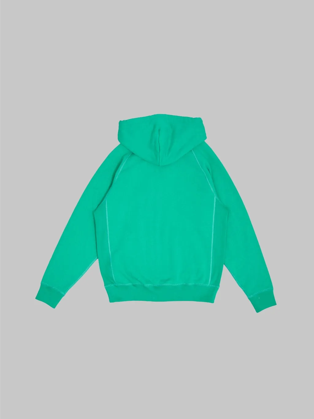 Wonder Looper Zip Hoodie Super Looper French Terry Heather Green