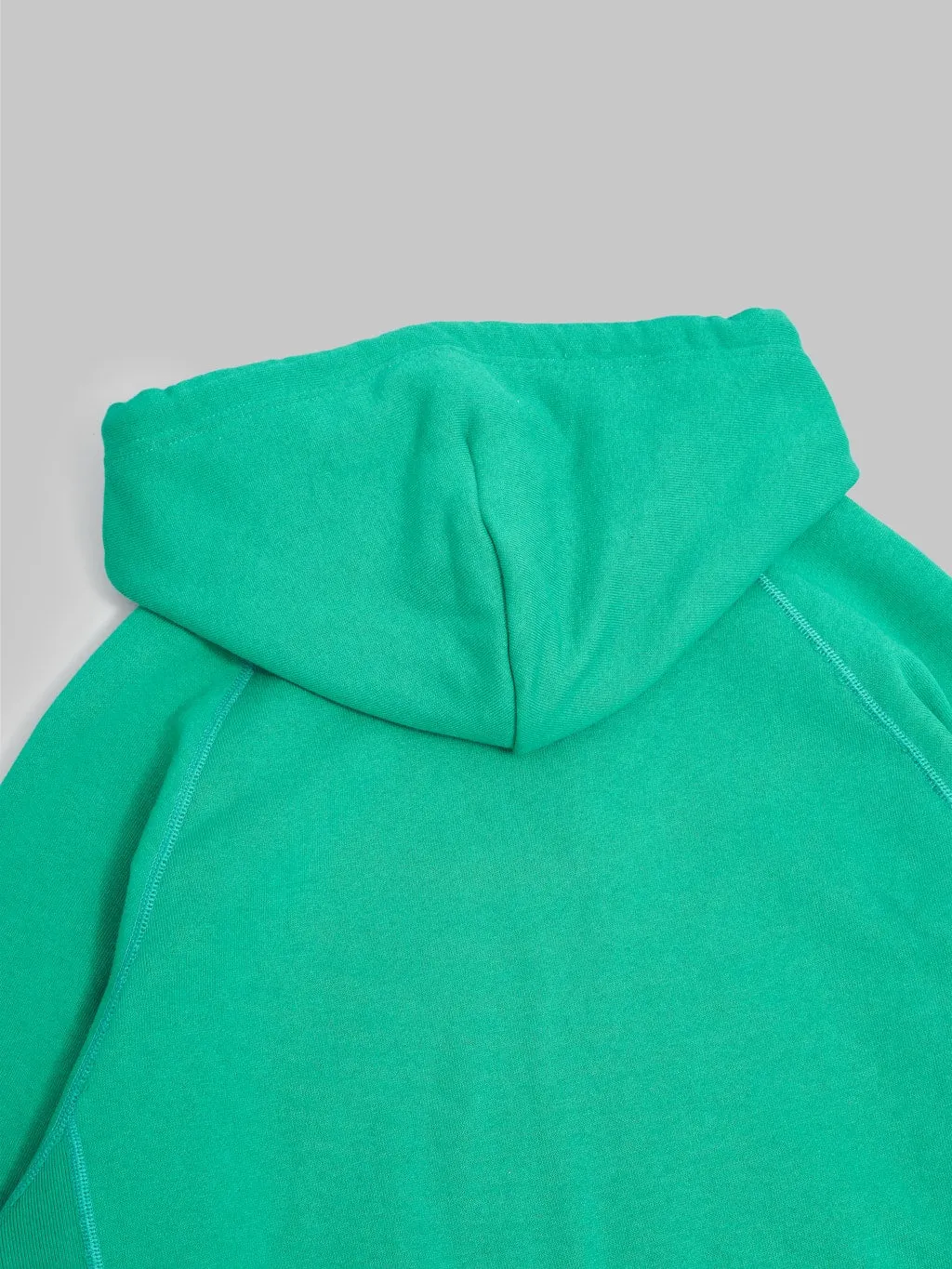 Wonder Looper Zip Hoodie Super Looper French Terry Heather Green