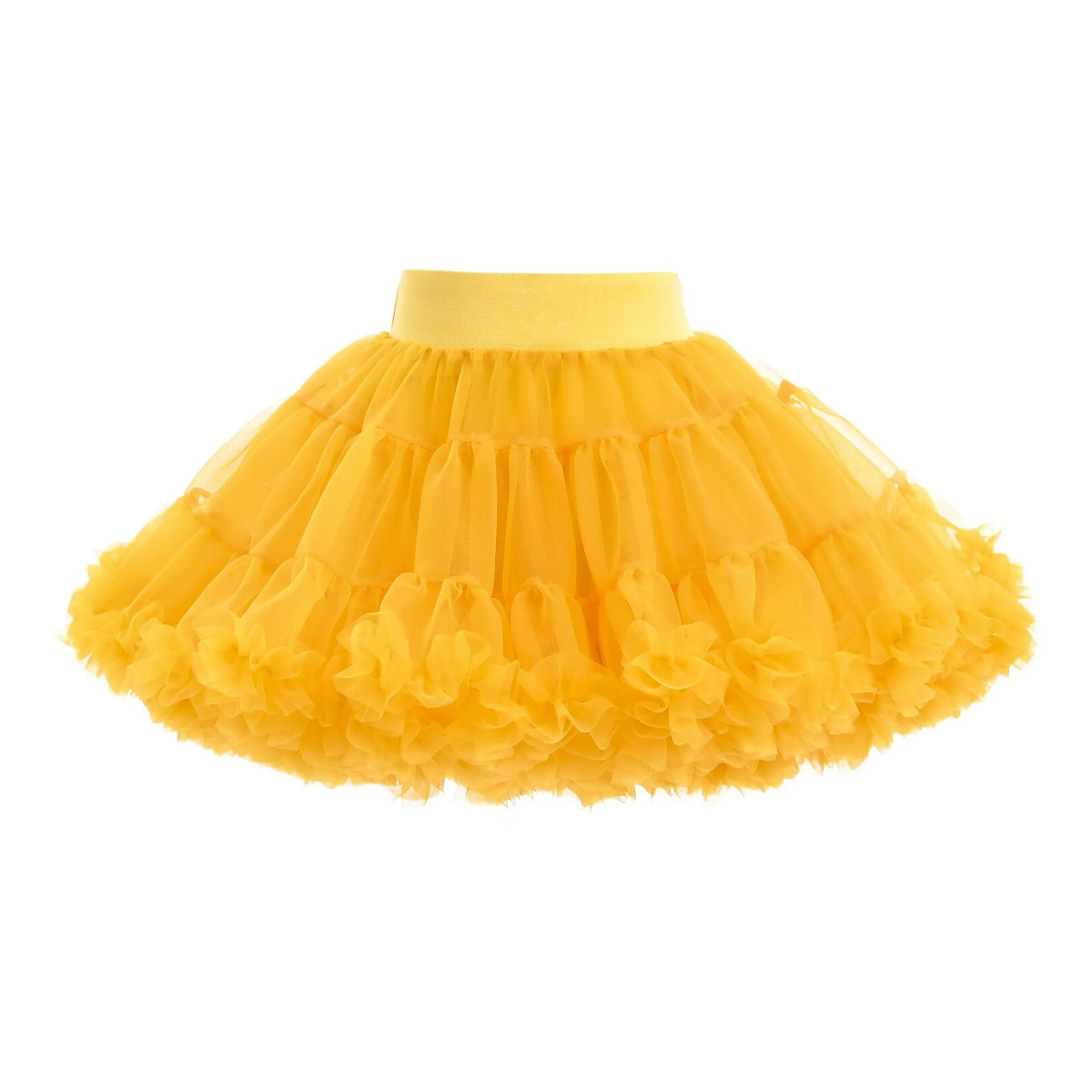 Yellow Canary Bow Tulle Skirt