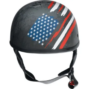 Z1R CC Beanie Half Shell Helmet Justice - Black/Red/White/Blue